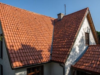 je veux une image de maison dont la toiture en tuile